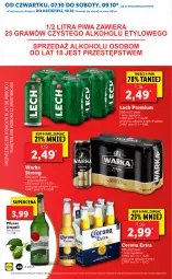 Gazetka promocyjna Lidl - GAZETKA - Gazetka - ważna od 10.10 do 10.10.2021 - strona 41 - produkty: Warka, Pilsner Urquell, Corona Extra, Lech Premium