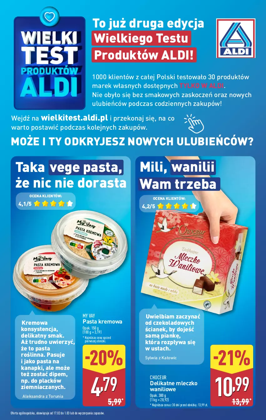 Gazetka promocyjna Aldi - Okazje na weekend - ważna 20.02 do 22.02.2025 - strona 6 - produkty: Koc, Lack, Mleczko, Olej