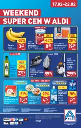 Gazetka promocyjna Aldi - Okazje na weekend - Gazetka - ważna od 22.02 do 22.02.2025 - strona 8 - produkty: Banany, Odkurzacz, Por, Papier, O nas, Golden Seafood, Mleczko, Ręcznik, Oliwa z oliwek, Biuro, Oliwa