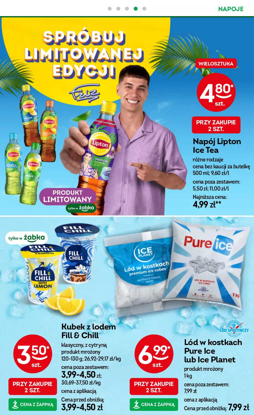 Gazetka promocyjna Żabka - gazetka-promocyjna-39-40-2026 - ważna 23.09 do 06.10.2026 - strona 23 - produkty: Ice tea, Kubek, Lipton, Napój, Napoje, Pur