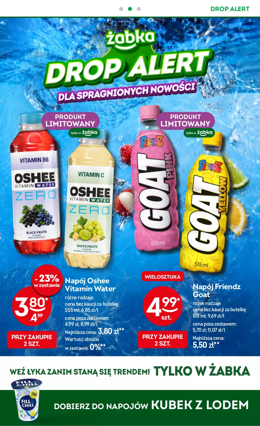 Gazetka promocyjna Żabka - gazetka-promocyjna-39-40-2026 - ważna 23.09 do 06.10.2026 - strona 3 - produkty: Kubek, Napój, Oshee