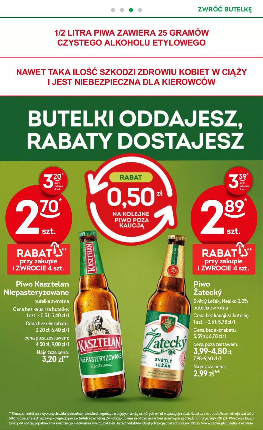 Gazetka promocyjna Żabka - gazetka-promocyjna-39-40-2026 - ważna 23.09 do 06.10.2026 - strona 36 - produkty: Gra, Kasztelan, Mus, Olej, Piec, Piwa, Piwo, Sok