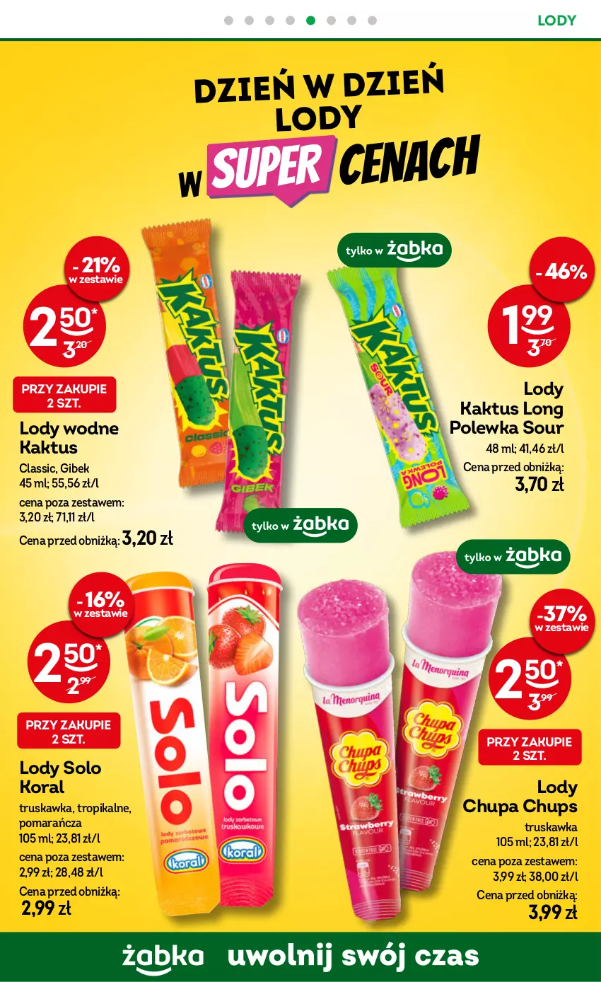 Gazetka promocyjna Żabka - gazetka-promocyjna-39-40-2026 - ważna 23.09 do 06.10.2026 - strona 52 - produkty: Chupa Chups, Kaktus, Lody