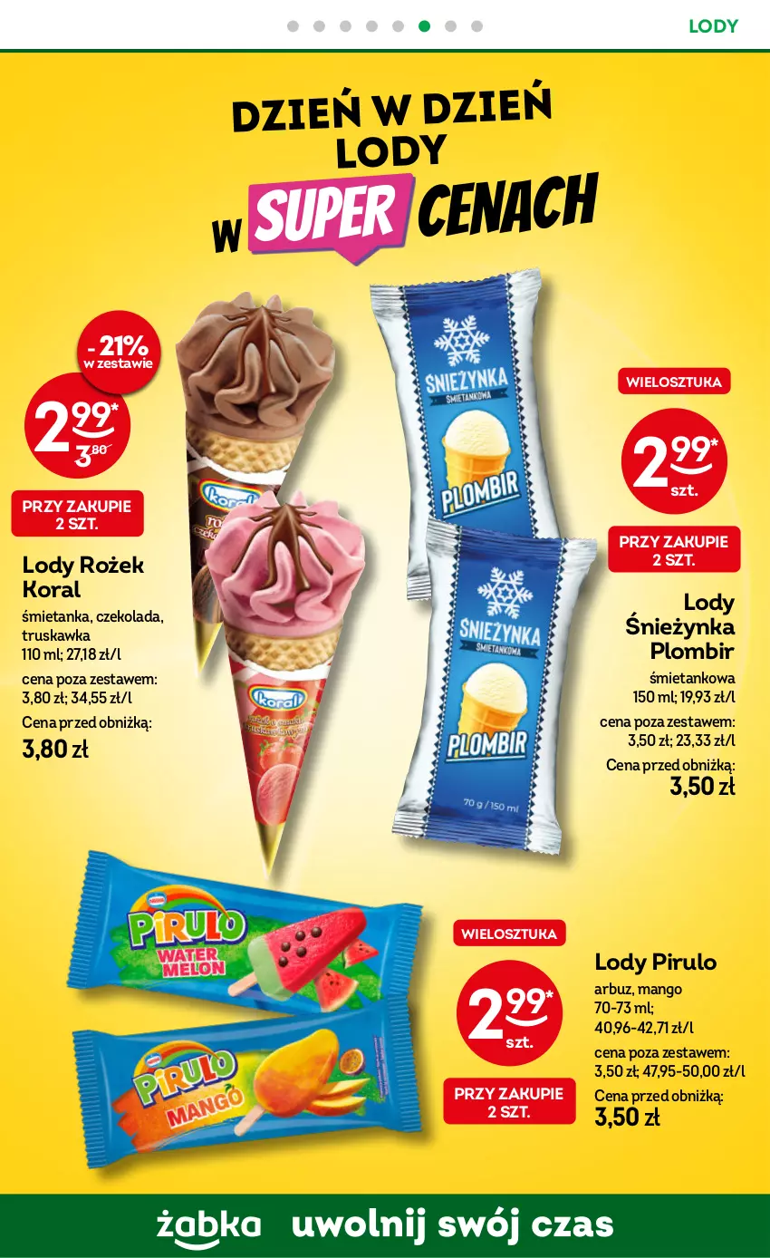 Gazetka promocyjna Żabka - gazetka-promocyjna-39-40-2026 - ważna 23.09 do 06.10.2026 - strona 53 - produkty: Arbuz, Czekolada, Lody, Mango