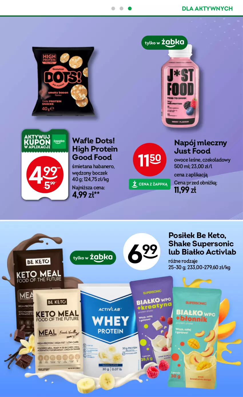 Gazetka promocyjna Żabka - gazetka-promocyjna-39-40-2026 - ważna 23.09 do 06.10.2026 - strona 74 - produkty: Boczek, Napój, Napój mleczny, Owoce, Wafle
