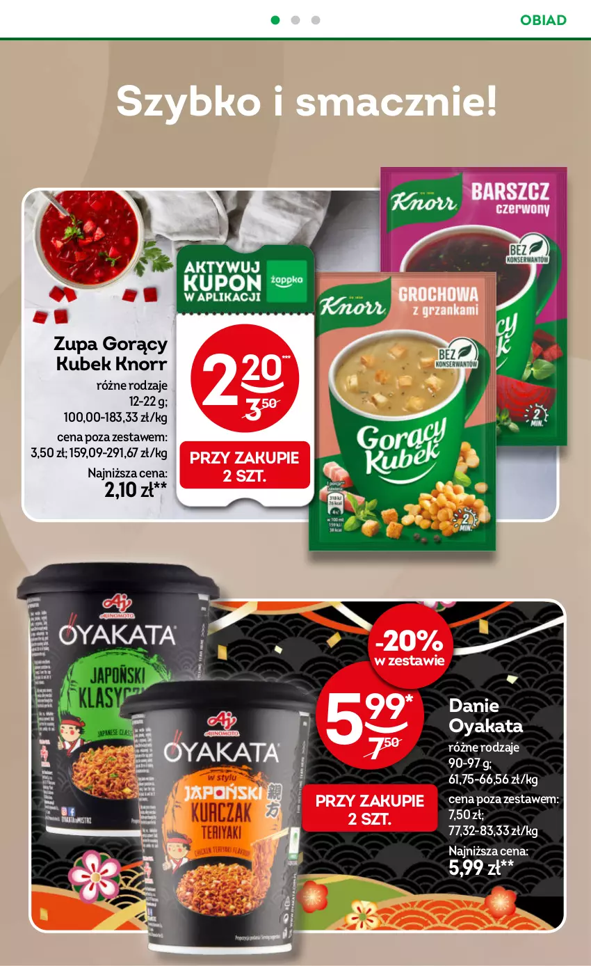 Gazetka promocyjna Żabka - gazetka-promocyjna-39-40-2026 - ważna 23.09 do 06.10.2026 - strona 76 - produkty: Knorr, Kubek, Zupa