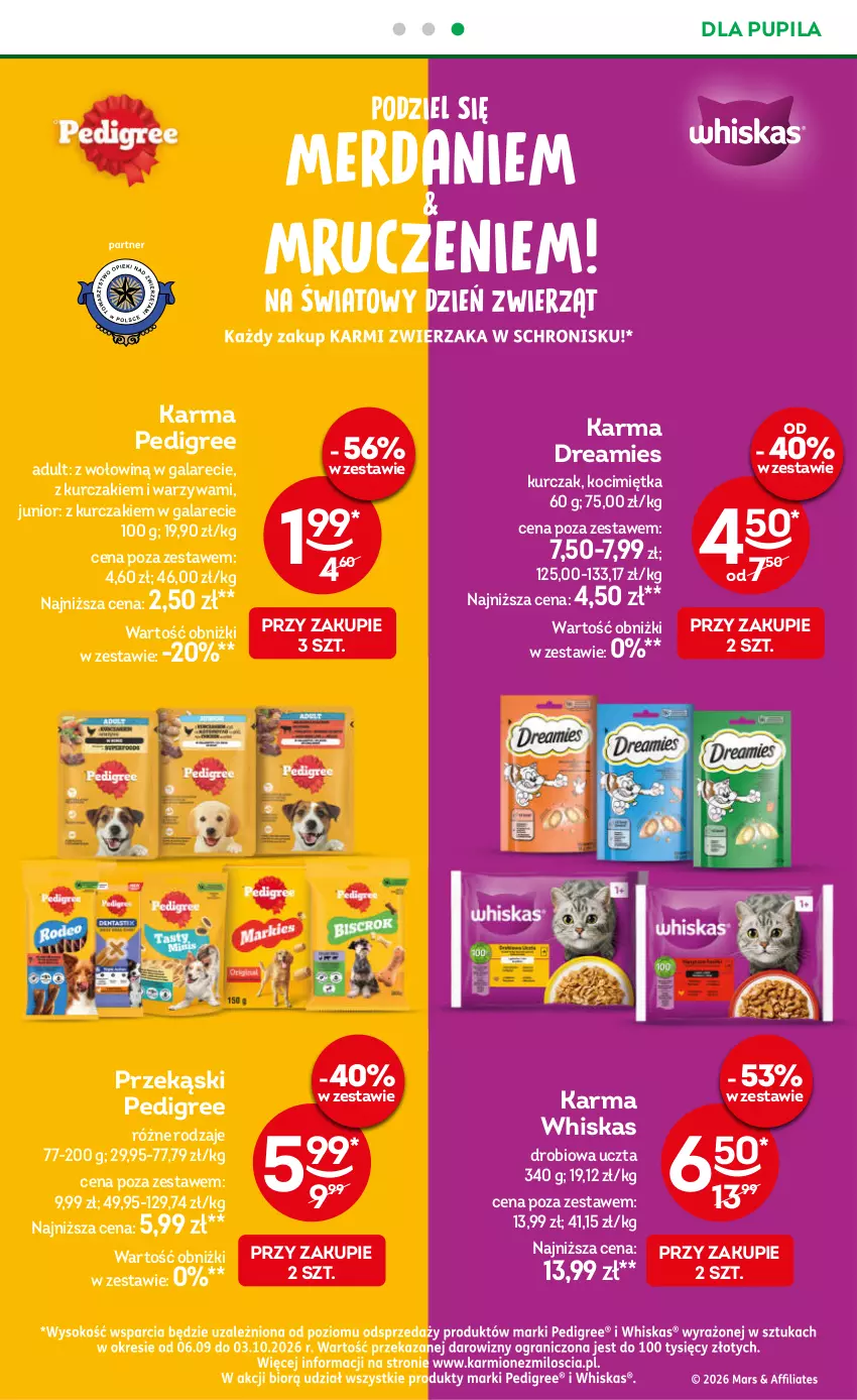 Gazetka promocyjna Żabka - gazetka-promocyjna-39-40-2026 - ważna 23.09 do 06.10.2026 - strona 84 - produkty: Gala, Koc, Kurczak, Pedigree, Warzywa, Whiskas