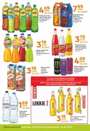 Gazetka promocyjna Gama - Gazetka Gama - Gazetka - ważna od 12.05 do 12.05.2023 - strona 10 - produkty: Piwa, Piwo, Piec, Gra, Mirinda, Lack, Pepsi, Oranżada, Hellena, Lipton, Napój gazowany, Napój niegazowany, Woda, Napój, Nektar, Hortex