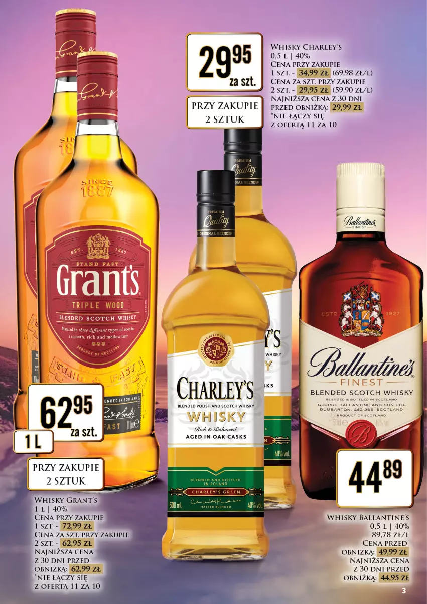 Gazetka promocyjna Dino - Oferta alkoholowa - ważna 30.10 do 31.10.2026 - strona 3 - produkty: Ballantine's, Gala, Gra, Whisky