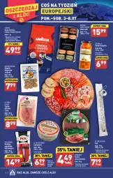 Gazetka promocyjna Aldi - Pełen katalog od 3.07 - Gazetka - ważna od 08.07 do 08.07.2023 - strona 16 - produkty: Piec, Makaron, Kawa ziarnista, Oliwki, Kawa, Szynka, Camembert, Lavazza, Kiełbasa, Klopsiki