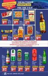 Gazetka promocyjna Aldi - Pełen katalog od 3.07 - Gazetka - ważna od 08.07 do 08.07.2023 - strona 18 - produkty: Piwa, Piwo, Ser, Por, Gin, Gra, Chałwa, Chipsy, Heineken, Kije, Rogal, Baton, Chleb, Biszkopty