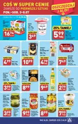 Gazetka promocyjna Aldi - Pełen katalog od 3.07 - Gazetka - ważna od 08.07 do 08.07.2023 - strona 7 - produkty: Sałatka, Ser, Hofburger, Ogórki konserwowe, Rama, Jogurt, Balta Mare, Sony, Sałatka warzywna, Sałat, Burger, Bakoma, Olej rzepakowy, Pudliszki, Gouda, Dorsz, Masło, Olej, Mleko, Danie gotowe, Fa