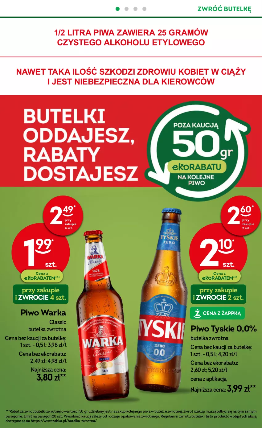 Gazetka promocyjna Żabka - ważna 20.11 do 03.12.2024 - strona 14 - produkty: Gra, Mus, Olej, Piec, Piwa, Piwo, Sok, Tyskie, Warka