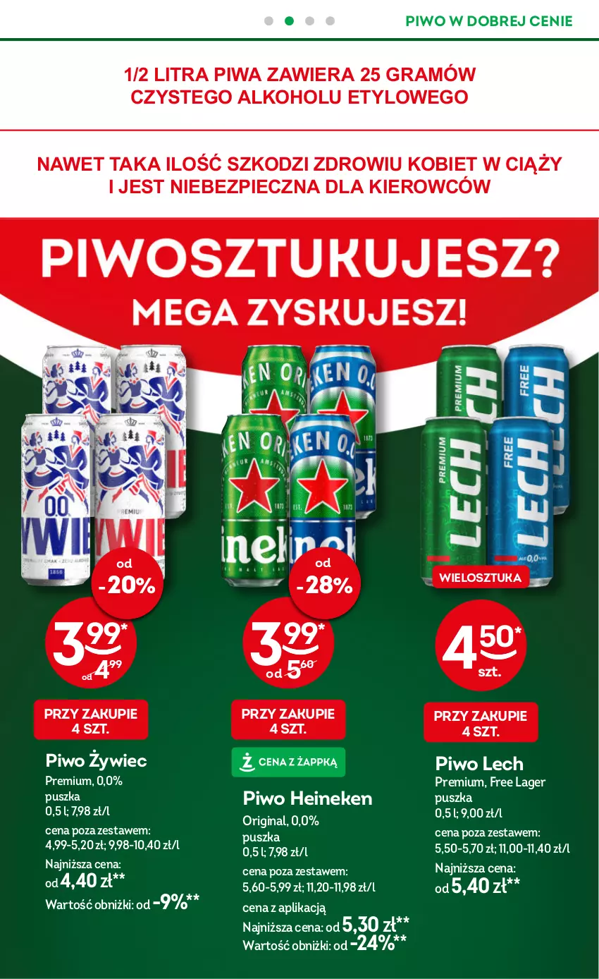 Gazetka promocyjna Żabka - ważna 20.11 do 03.12.2024 - strona 21 - produkty: Gin, Gra, Heineken, Piec, Piwa, Piwo