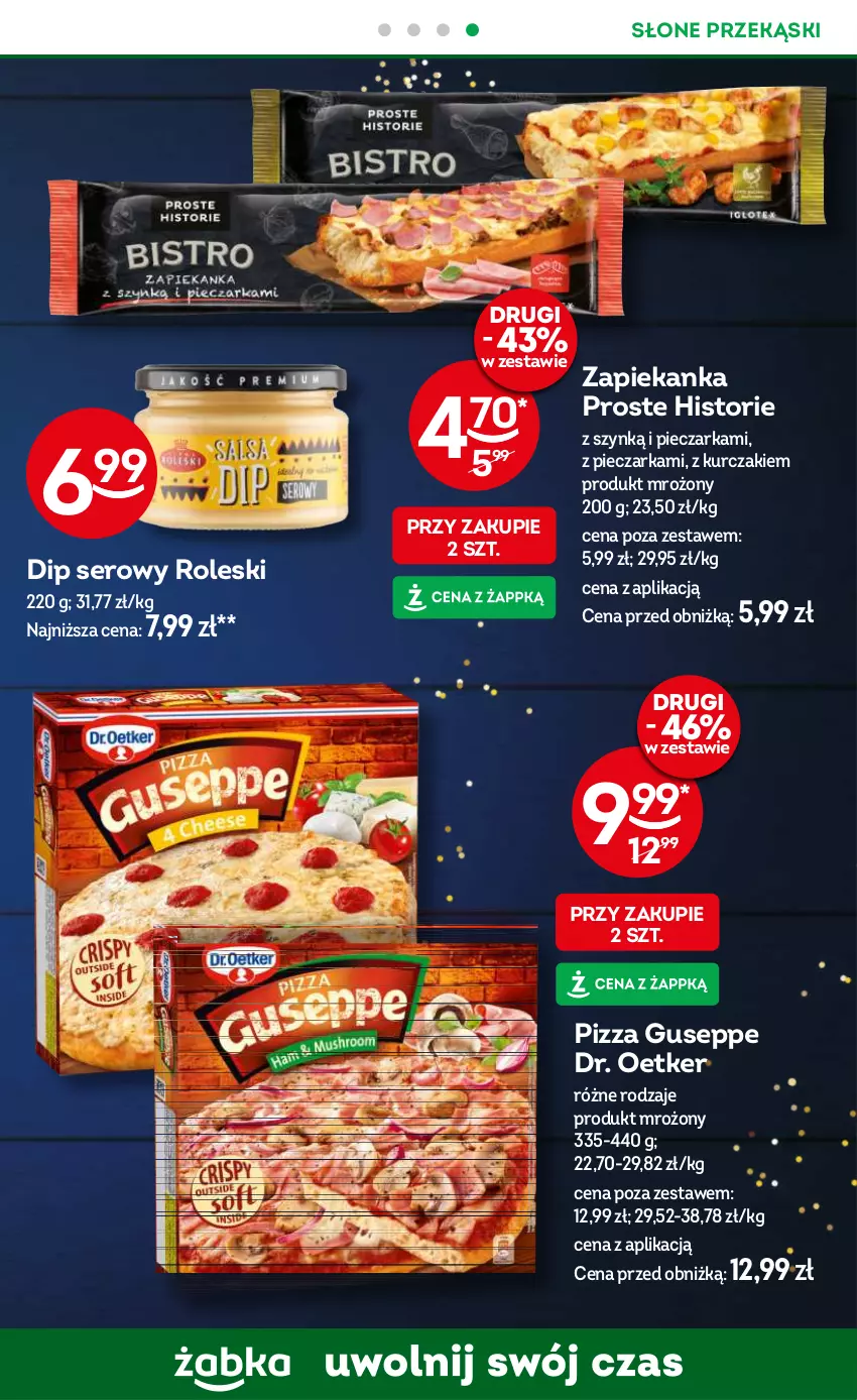 Gazetka promocyjna Żabka - ważna 20.11 do 03.12.2024 - strona 31 - produkty: Dr. Oetker, Kurczak, Piec, Pieczarka, Pizza, Ser, Zapiekanka