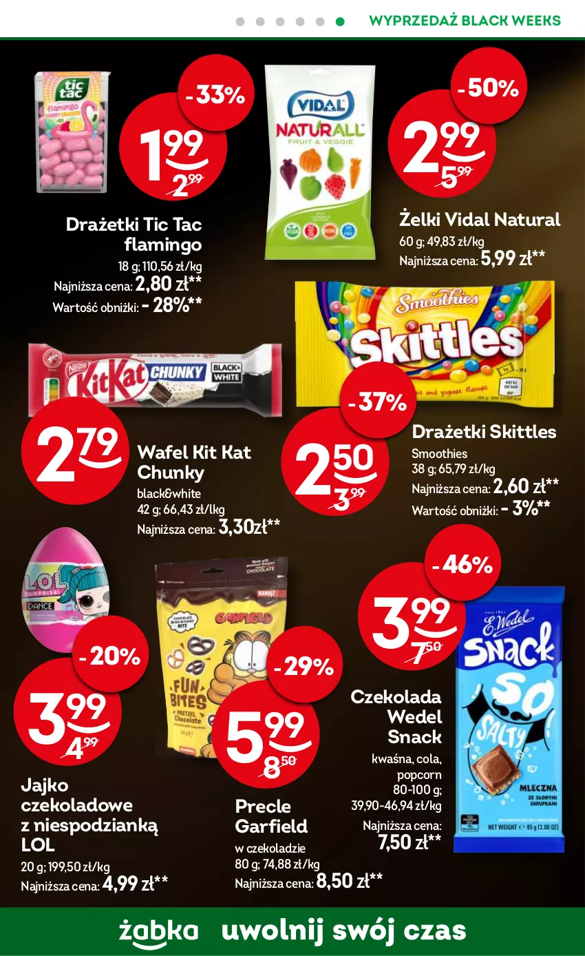 Gazetka promocyjna Żabka - ważna 20.11 do 03.12.2024 - strona 39 - produkty: Czekolada, Kit Kat, Lack, Popcorn, Precle, Smoothie