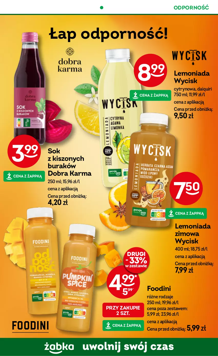 Gazetka promocyjna Żabka - ważna 20.11 do 03.12.2024 - strona 50 - produkty: Lemoniada, Por, Sok