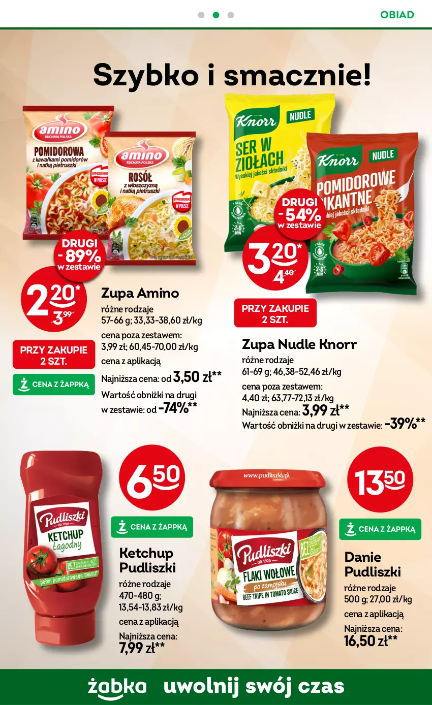 Gazetka promocyjna Żabka - ważna 20.11 do 03.12.2024 - strona 62 - produkty: Ketchup, Knorr, Pudliszki, Zupa