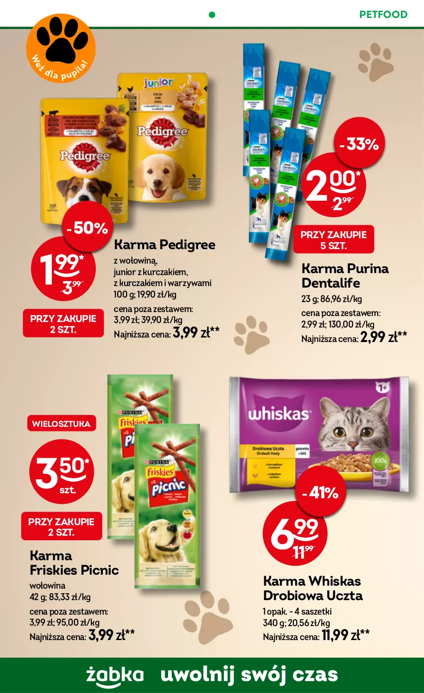 Gazetka promocyjna Żabka - ważna 20.11 do 03.12.2024 - strona 69 - produkty: Friskies, Kurczak, Pedigree, Pur, Purina, Warzywa, Whiskas, Wołowina