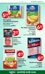 Gazetka promocyjna Żabka - Gazetka - ważna od 03.12 do 03.12.2024 - strona 44 - produkty: Ser topiony, Maasdam, Krakus, Top, Ser, Gra, Salami, Bell, Szynka, Hochland, Gouda, Olewnik