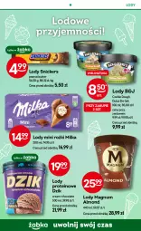 Gazetka promocyjna Żabka - Gazetka - ważna od 03.12 do 03.12.2024 - strona 65 - produkty: Snickers, Lody, Milka