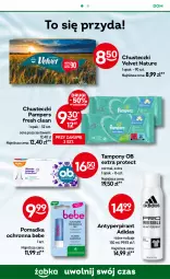 Gazetka promocyjna Żabka - Gazetka - ważna od 03.12 do 03.12.2024 - strona 66 - produkty: Pampers, Adidas, Tampony, Velvet, Chusteczki