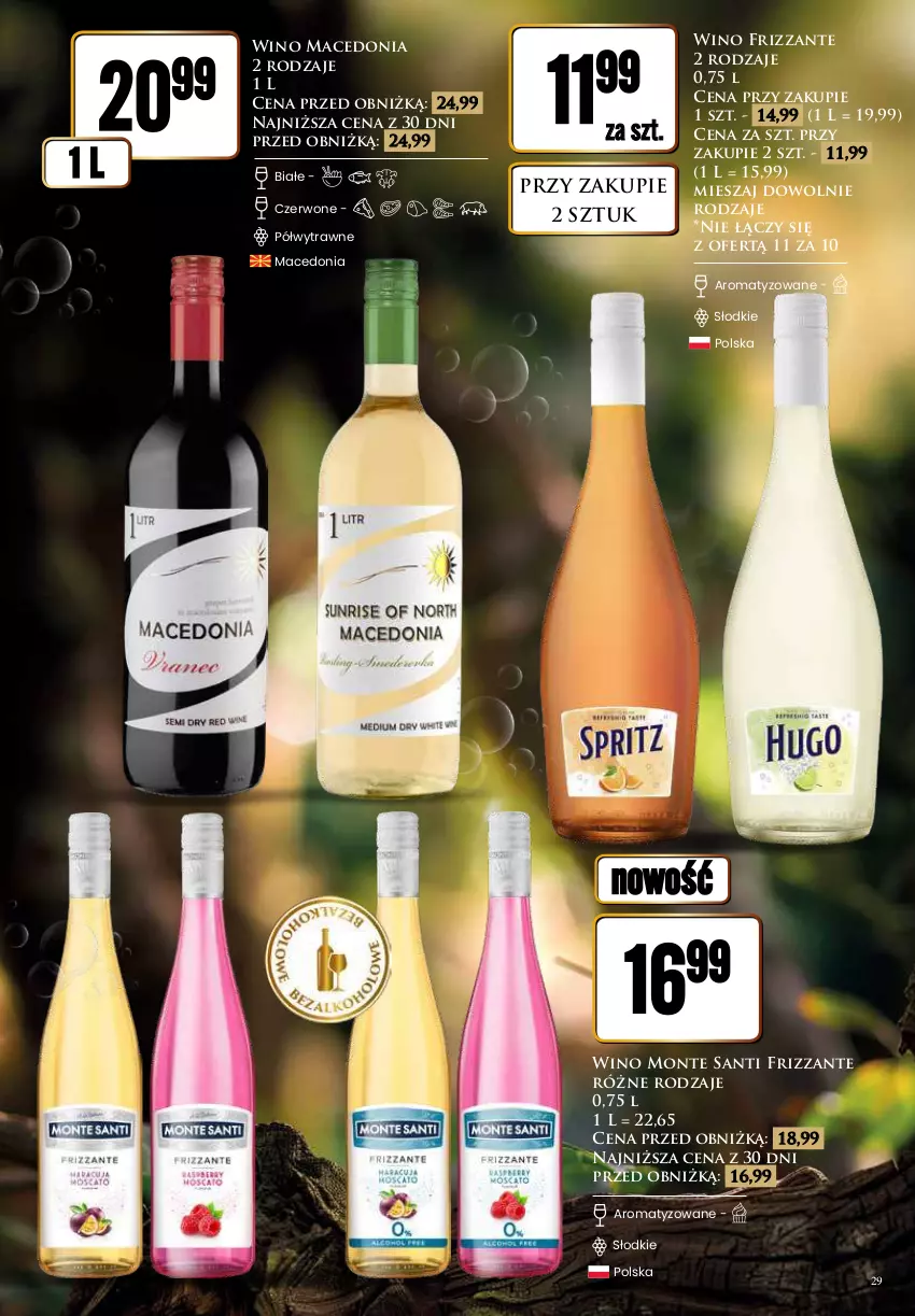 Gazetka promocyjna Dino - Katalog alkoholowy / sierpień 2024 - ważna 09.08 do 17.08.2024 - strona 29 - produkty: Monte, Monte Santi, Wino