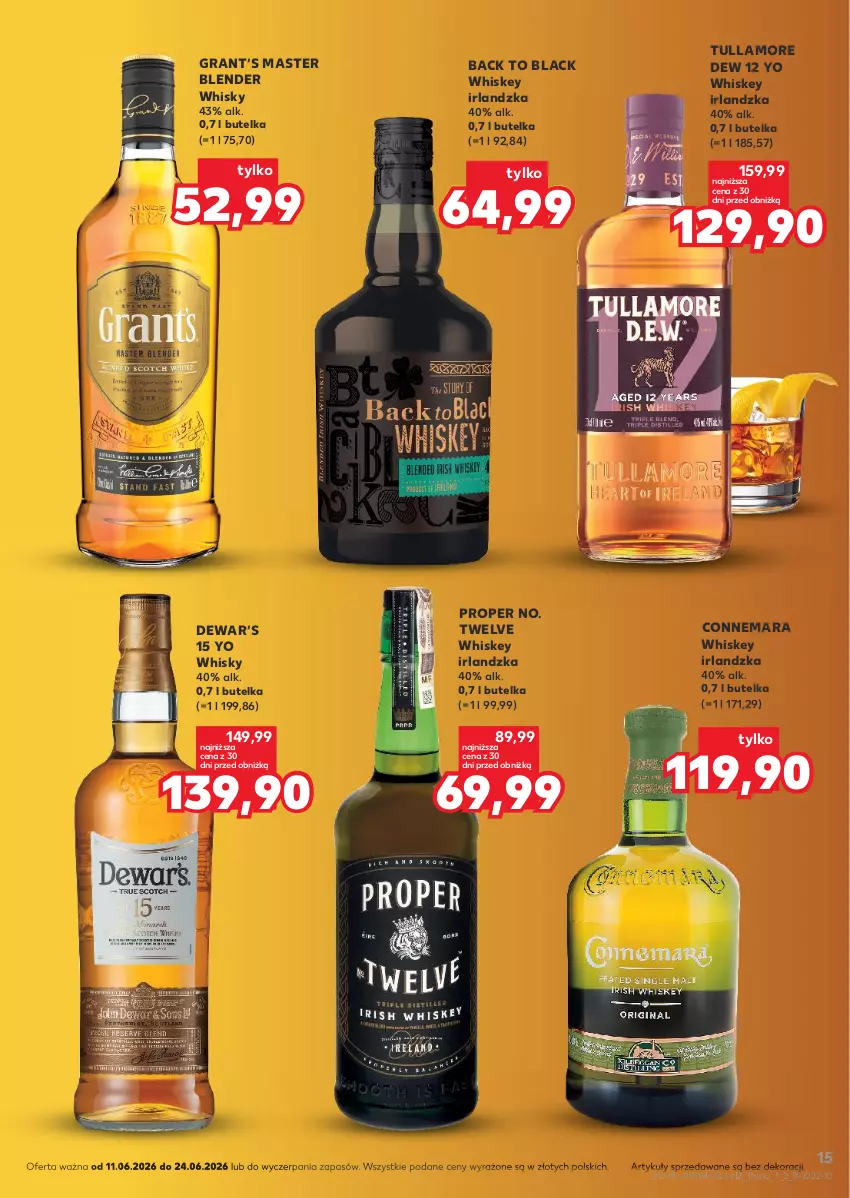 Gazetka promocyjna Kaufland - Barek Kauflandu - ważna 11.06 do 24.06.2026 - strona 15 - produkty: Blender, Gra, Lack, Tullamore Dew, Whiskey, Whisky