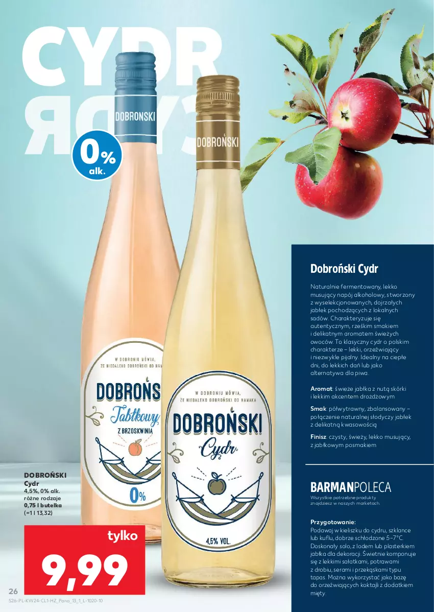 Gazetka promocyjna Kaufland - Barek Kauflandu - ważna 11.06 do 24.06.2026 - strona 26 - produkty: Jabłka, Mus, Napój, Piwa, Plasterki, Sałat, Sałatka, Ser