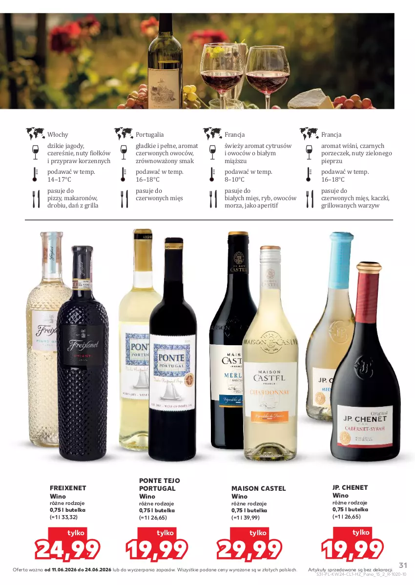 Gazetka promocyjna Kaufland - Barek Kauflandu - ważna 11.06 do 24.06.2026 - strona 31 - produkty: Grill, Jagody, Makaron, Nuty, Pieprz, Por, Wino