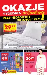 Gazetka promocyjna Biedronka - Okazje Tygodnia - Gazetka - ważna od 08.02 do 08.02.2025 - strona 1 - produkty: Kołdra, Długopis, Marker, Kret, Poduszka, Piżama