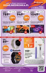 Gazetka promocyjna Biedronka - Okazje Tygodnia - Gazetka - ważna od 08.02 do 08.02.2025 - strona 41 - produkty: Ser, Por, Gra, Acer, Kosz, Smartwatch, Sport, Android TV, Telewizor, Irygator, Szczoteczka, Fa