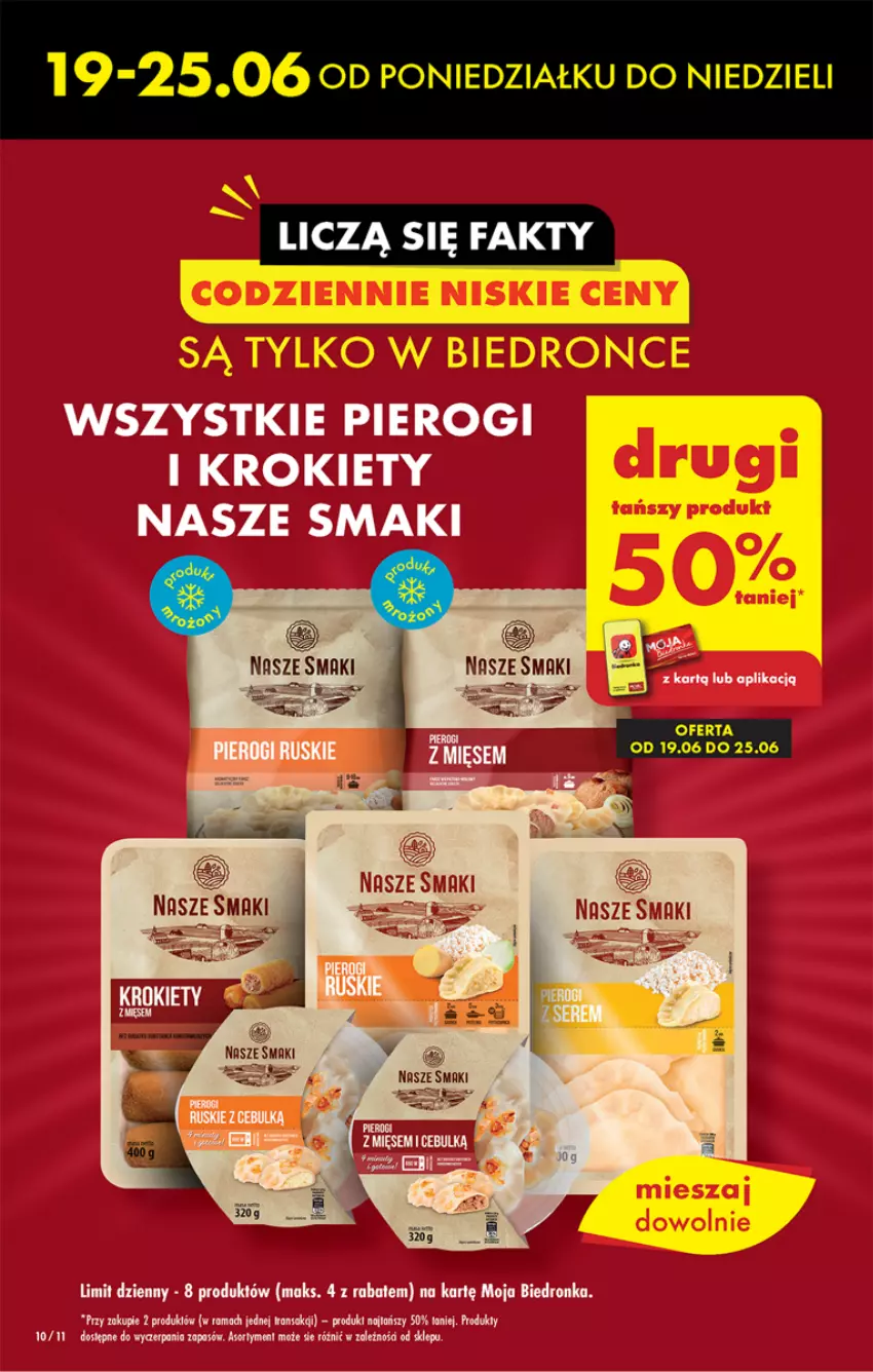 Gazetka promocyjna Biedronka - Gazetka - Biedronka.pl - ważna 22.06 do 28.06.2023 - strona 10 - produkty: Krokiety, Pierogi