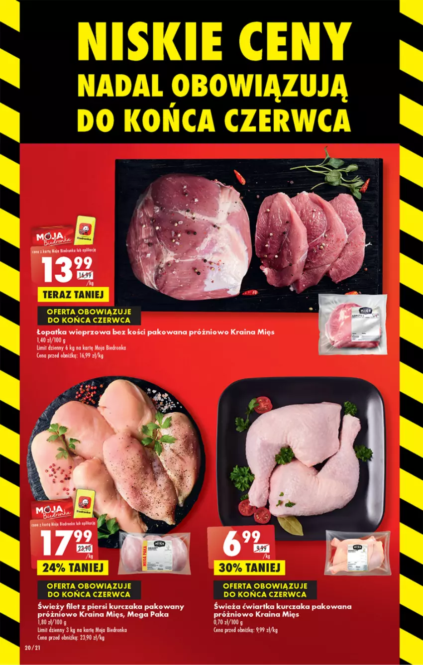 Gazetka promocyjna Biedronka - Gazetka - Biedronka.pl - ważna 22.06 do 28.06.2023 - strona 20 - produkty: Filet z piersi kurczaka, Kurczak