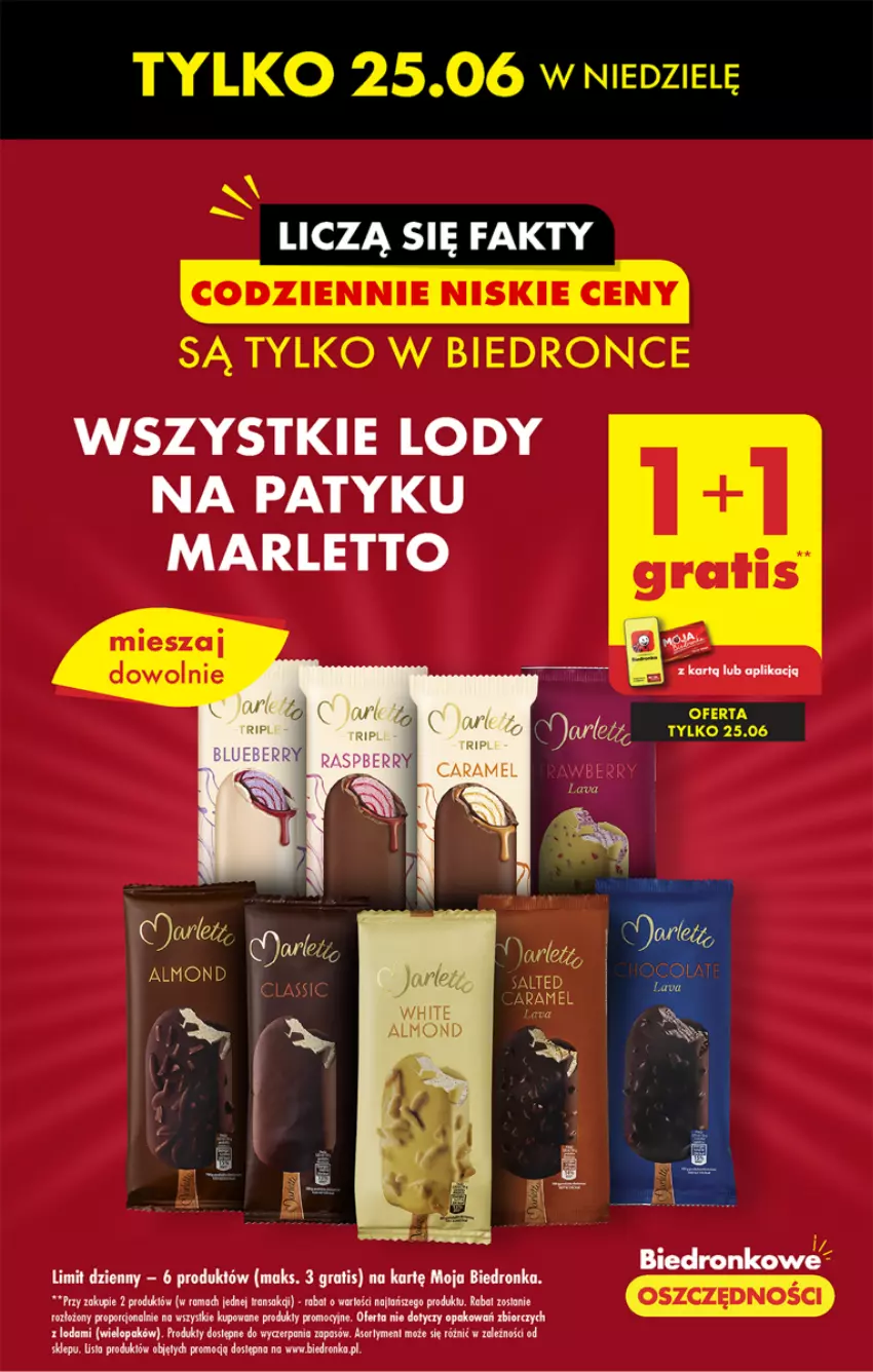 Gazetka promocyjna Biedronka - Gazetka - Biedronka.pl - ważna 22.06 do 28.06.2023 - strona 3 - produkty: Gra, Koc, Lody, Por