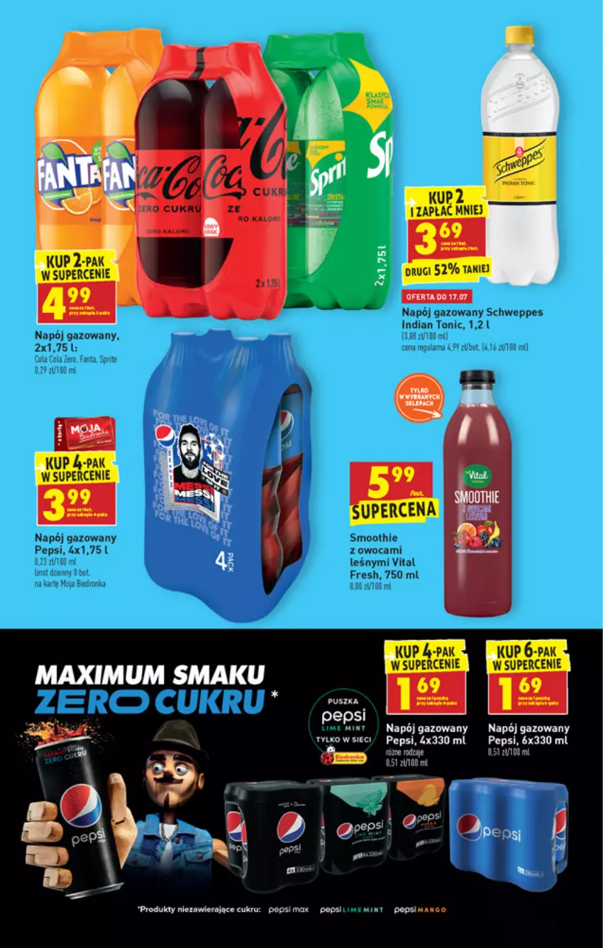 Gazetka promocyjna Biedronka - W tym tygodniu - ważna 15.07 do 21.07.2021 - strona 45 - produkty: Napój, Napój gazowany, Pepsi