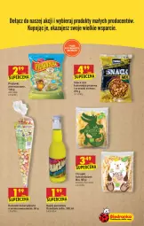 Gazetka promocyjna Biedronka - W tym tygodniu - Gazetka - ważna od 21.07 do 21.07.2021 - strona 37 - produkty: Orzeszki, O nas, Oranżada, Napój gazowany, Orzeszki ziemne, Napój, Kukurydza