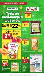 Gazetka promocyjna Aldi - Katalog spożywczy - Gazetka - ważna od 12.03 do 12.03.2022 - strona 22 - produkty: HiPP, Ryż, Por, Mus, Tera, Płatki owsiane, Baton, Kakao, Hipp Bio