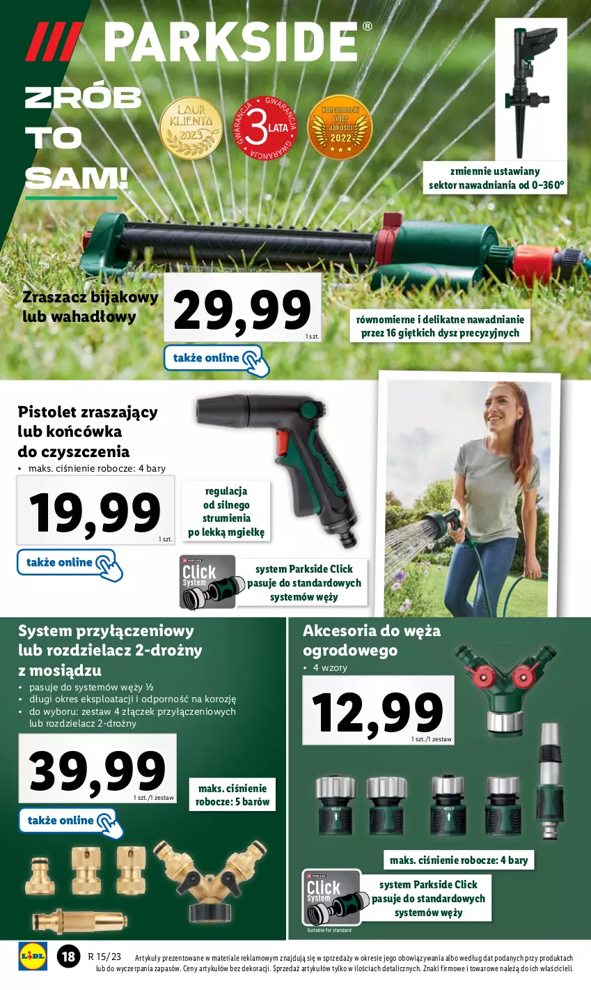 Gazetka promocyjna Lidl - GAZETKA - ważna 11.04 do 15.04.2023 - strona 20 - produkty: Parkside, Pistolet, Por, Rum