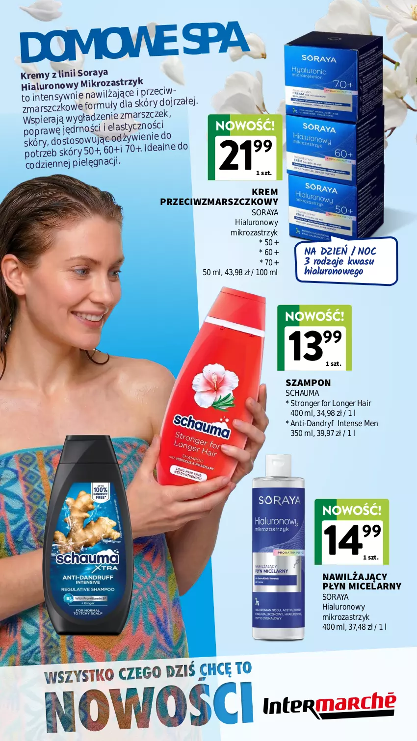 Gazetka promocyjna Intermarche - Katalog Nowości - ważna 08.04 do 30.04.2026 - strona 10 - produkty: Krem przeciwzmarszczkowy, Mars, Płyn micelarny, Schauma, Szampon