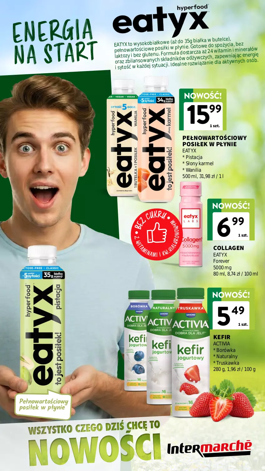 Gazetka promocyjna Intermarche - Katalog Nowości - ważna 08.04 do 30.04.2026 - strona 7 - produkty: Activia, Borówka, Kefir, Sok