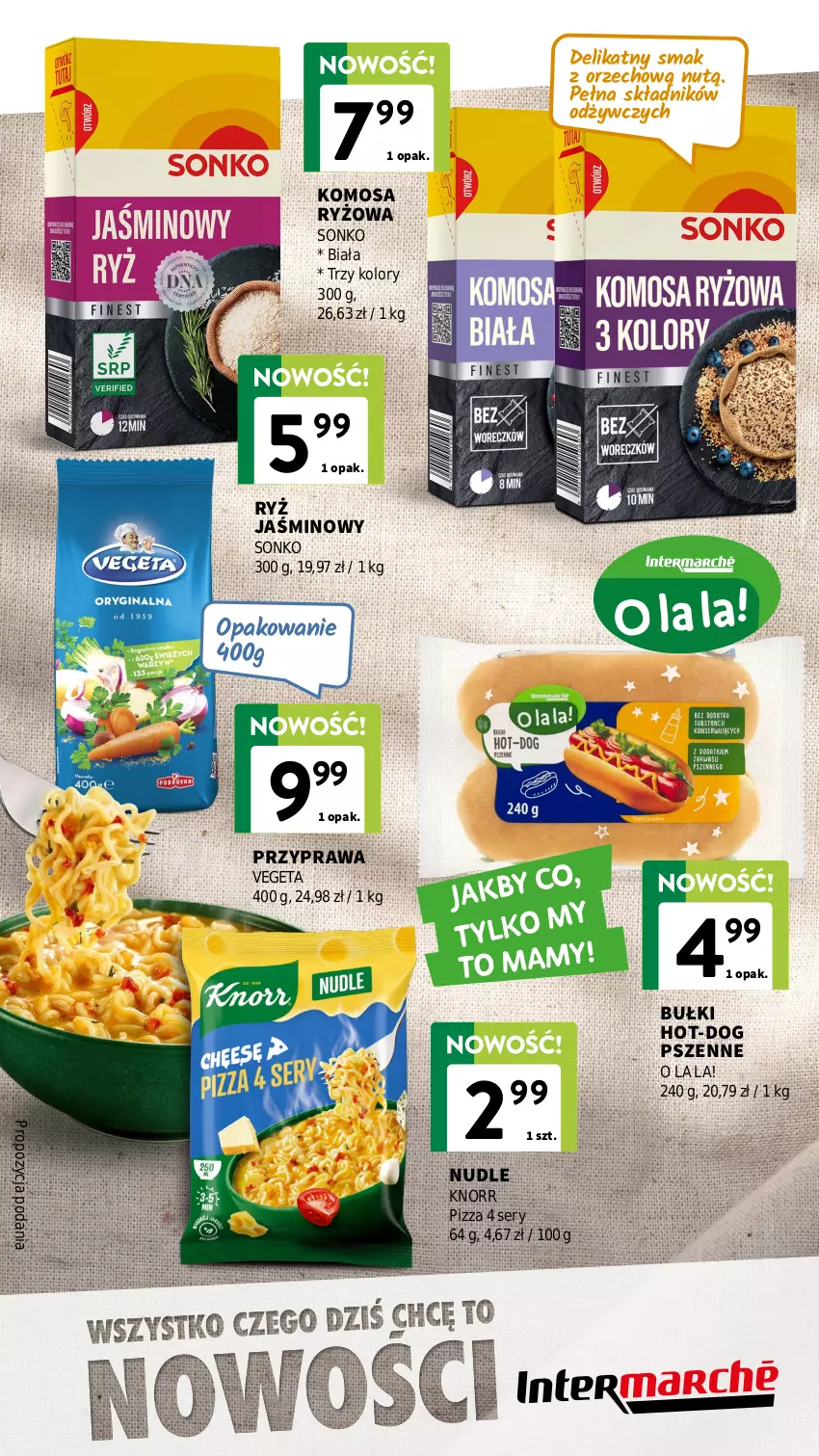 Gazetka promocyjna Intermarche - Katalog Nowości - ważna 08.04 do 30.04.2026 - strona 8 - produkty: Knorr, Pizza, Ryż, Ser, Sonko, Vegeta
