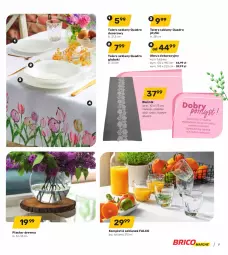 Gazetka promocyjna Bricomarche - Gazetka - Gazetka - ważna od 02.04 do 02.04.2022 - strona 9 - produkty: Ser, Tulipan, Talerz, Bieżnik, Deser, Obrus, Lanki, Fa