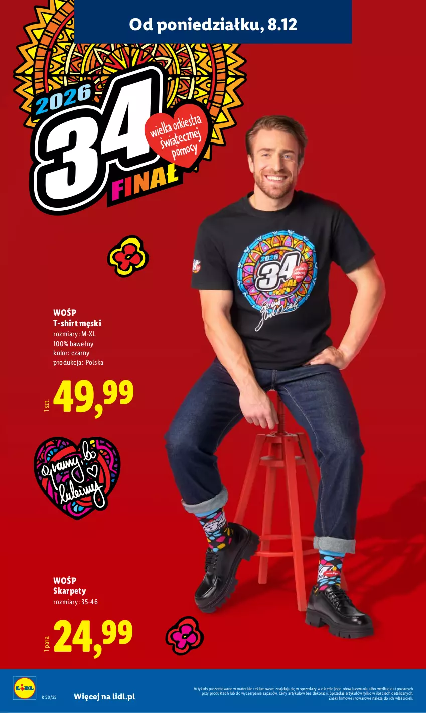 Gazetka promocyjna Lidl - GAZETKA - ważna 08.12 do 14.12.2025 - strona 32 - produkty: Karp, T-shirt