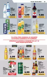 Gazetka promocyjna Netto - Gazetka spożywcza - Gazetka - ważna od 19.02 do 19.02.2022 - strona 13 - produkty: Piwa, Piwo, Sok, Por, Gry, Gra, Napój energetyczny, Lemoniada, Kasztelan, Paola, Tiger, Hellena, Piwo jasne, Syrop, Woda mineralna, Napój niegazowany, Woda, Napój, Captain Jack, Hortex