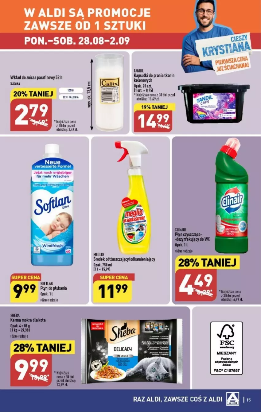 Gazetka promocyjna Aldi - ważna 28.08 do 02.09.2023 - strona 7 - produkty: Papier, Znicz