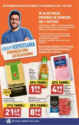 Gazetka promocyjna Aldi - Gazetka - ważna od 02.09 do 02.09.2023 - strona 26 - produkty: Mięso mielone, Sok, Ser, Mięsne specjały, Dallmayr, Kawa, Kubuś, Mięso