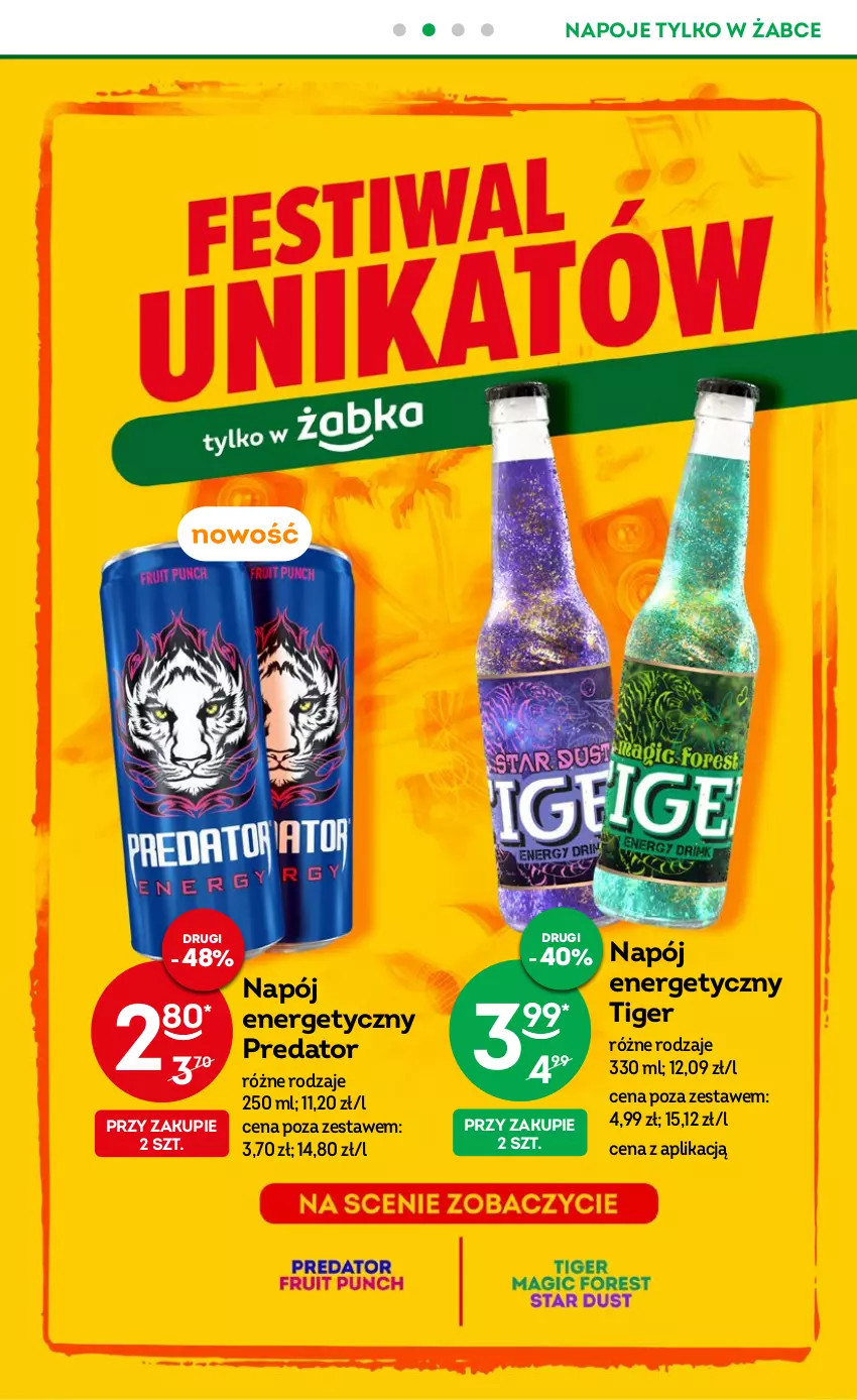 Gazetka promocyjna Żabka - ważna 05.07 do 18.07.2023 - strona 7 - produkty: Napój, Napój energetyczny, Napoje, Tiger