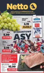 Gazetka promocyjna Netto - Artykuły spożywcze - Gazetka - ważna od 01.10 do 01.10.2022 - strona 1 - produkty: Cukier, Schab wieprzowy, POLMLEK, Cukierki, Wino, Mleko