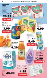 Gazetka promocyjna Netto - Artykuły spożywcze - Gazetka - ważna od 01.10 do 01.10.2022 - strona 18 - produkty: Płyn do kąpieli, Sok, Gerber, Pampers, Majtki, Szczoteczka do zębów, BoboVita, Chusteczki, Dzieci, Pieluchomajtki, Nestlé, Szczoteczka